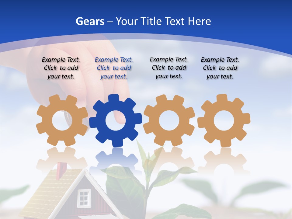 Euro Apartment Growing PowerPoint Template