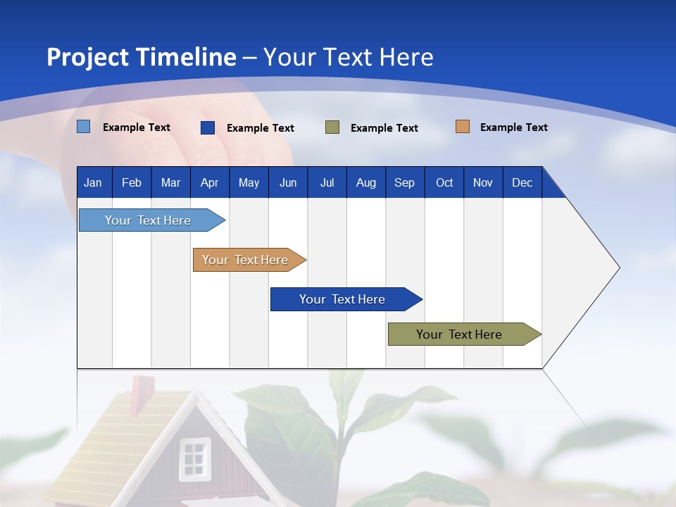 Euro Apartment Growing PowerPoint Template