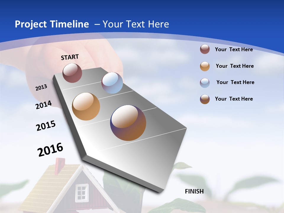 Euro Apartment Growing PowerPoint Template