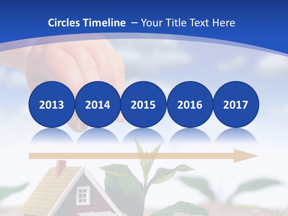 Euro Apartment Growing PowerPoint Template