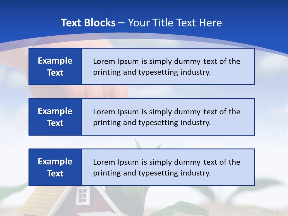 Euro Apartment Growing PowerPoint Template