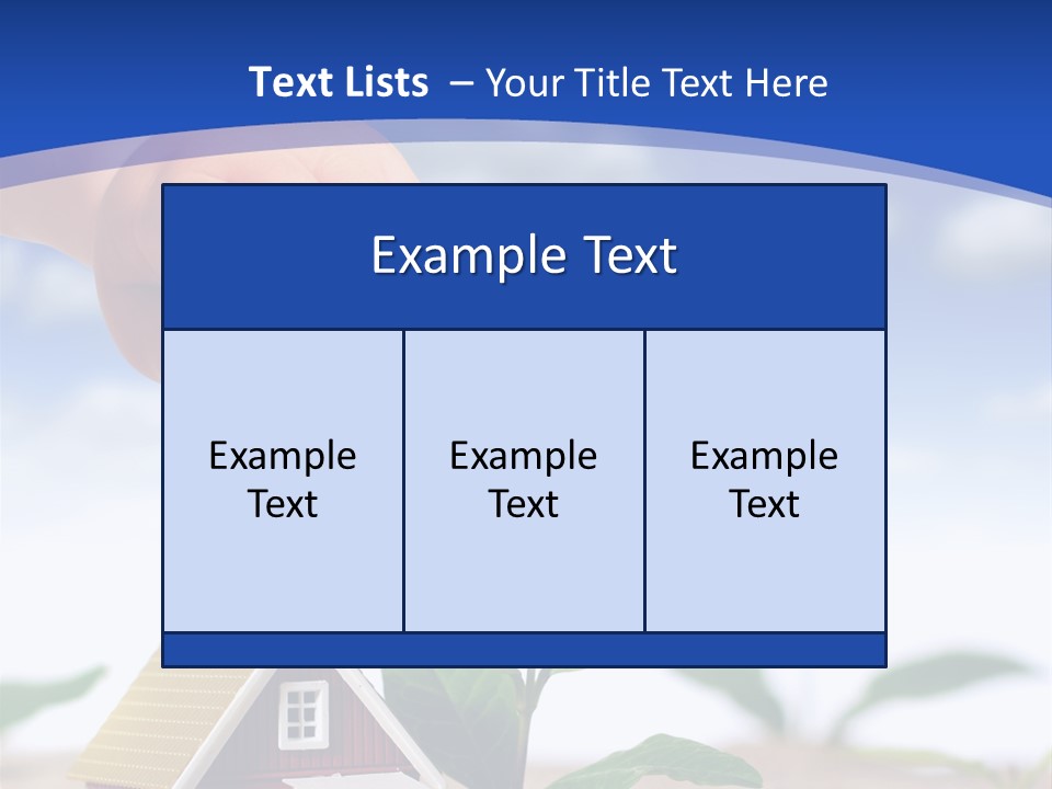 Euro Apartment Growing PowerPoint Template