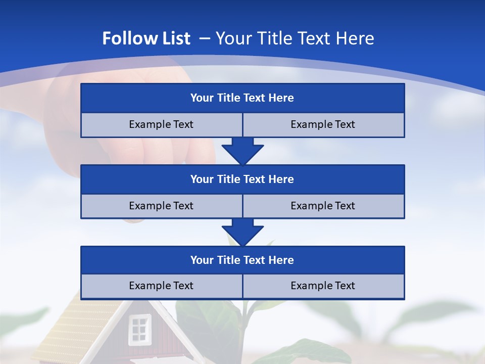 Euro Apartment Growing PowerPoint Template