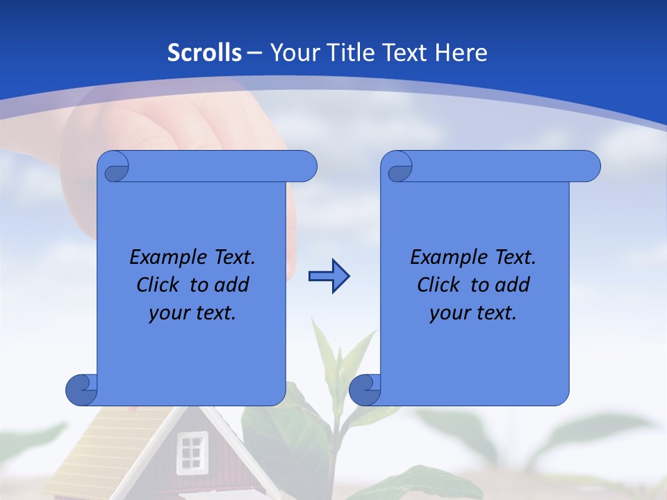 Euro Apartment Growing PowerPoint Template