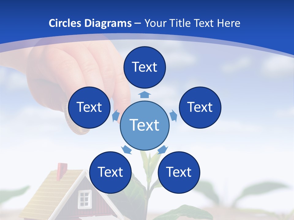 Euro Apartment Growing PowerPoint Template