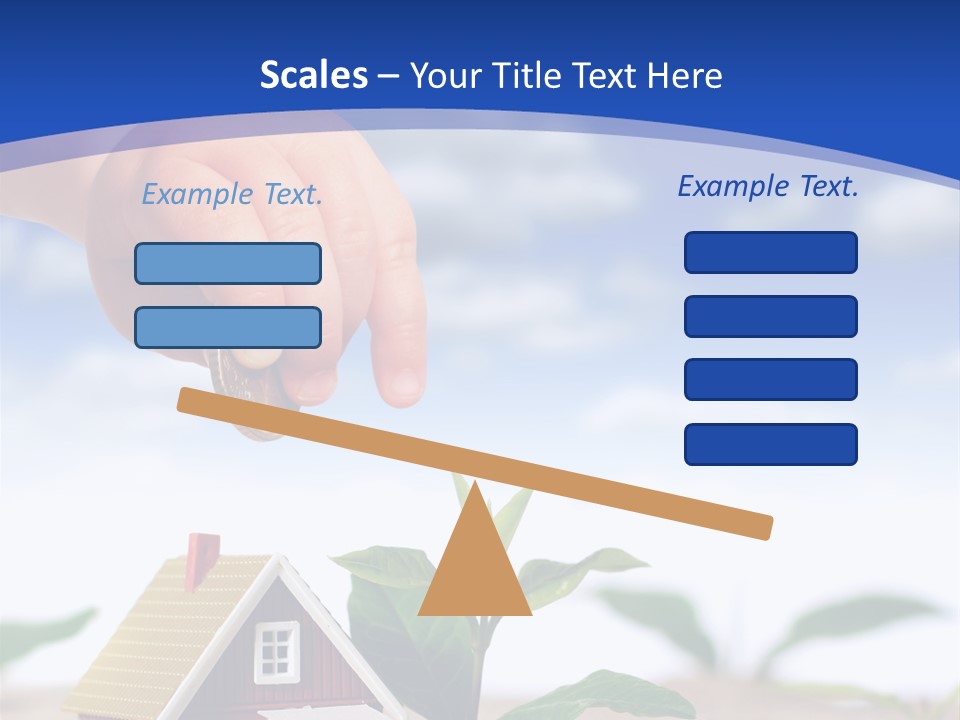 Euro Apartment Growing PowerPoint Template