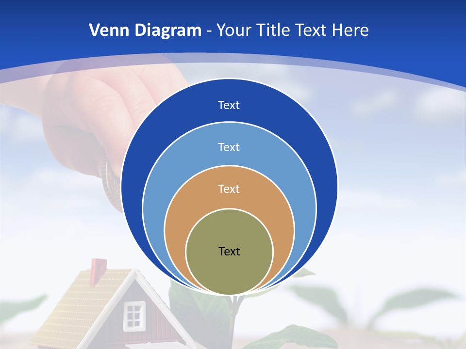 Euro Apartment Growing PowerPoint Template