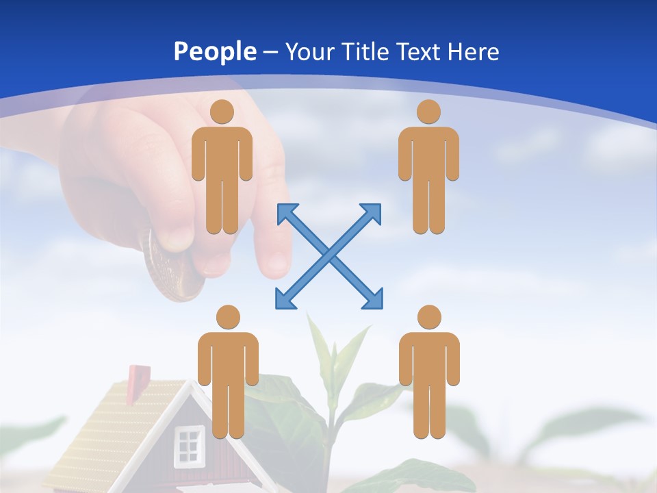 Euro Apartment Growing PowerPoint Template