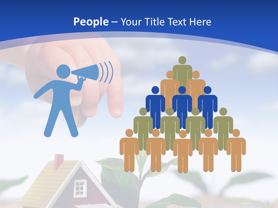 Euro Apartment Growing PowerPoint Template