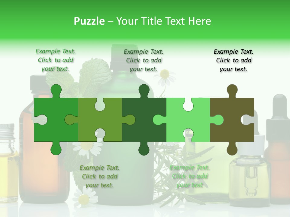 Leaf Herbal Herb PowerPoint Template