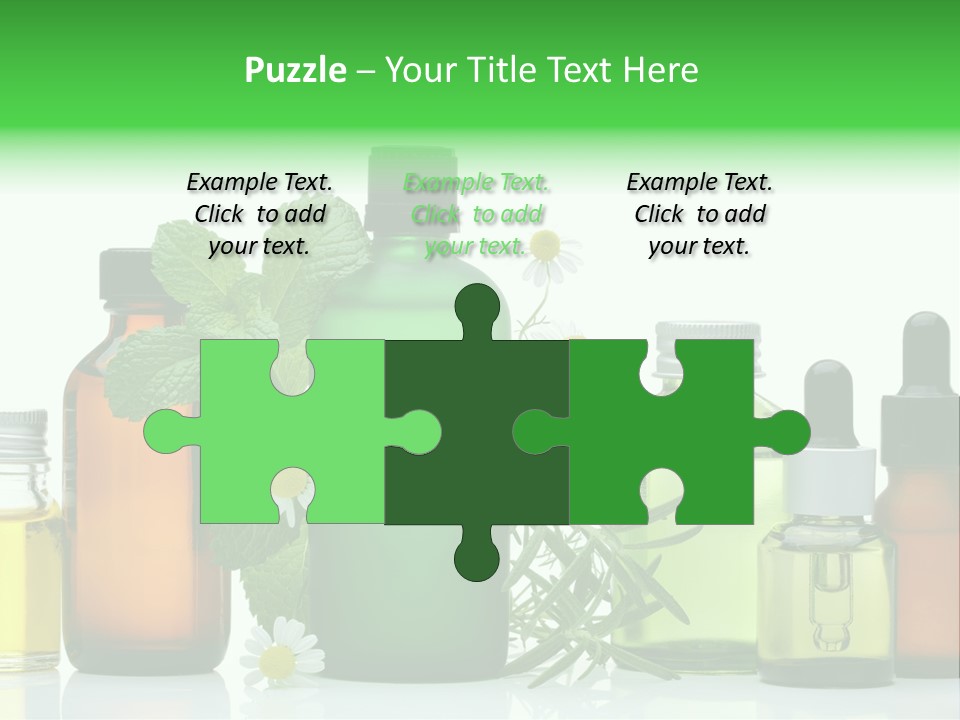 Leaf Herbal Herb PowerPoint Template