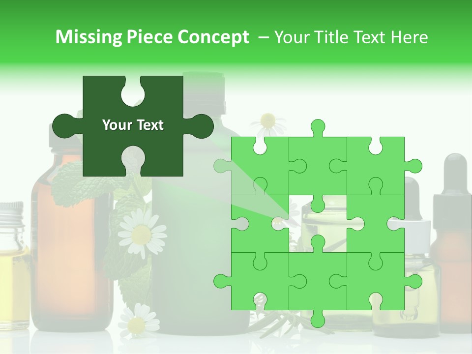 Leaf Herbal Herb PowerPoint Template