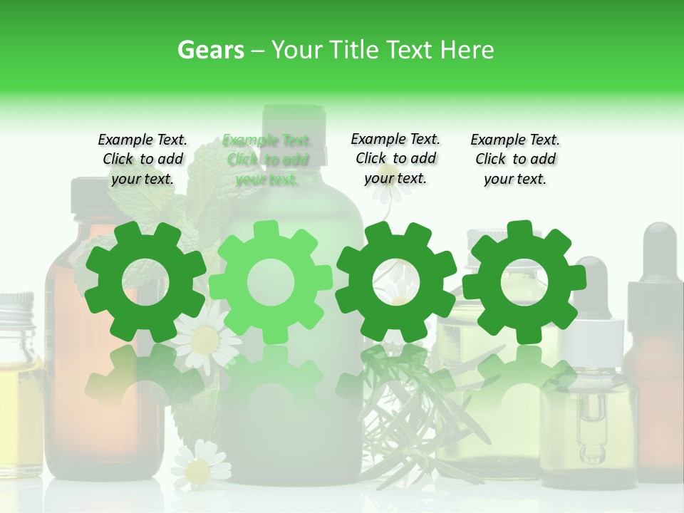 Leaf Herbal Herb PowerPoint Template