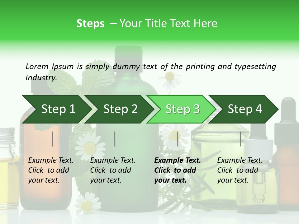 Leaf Herbal Herb PowerPoint Template