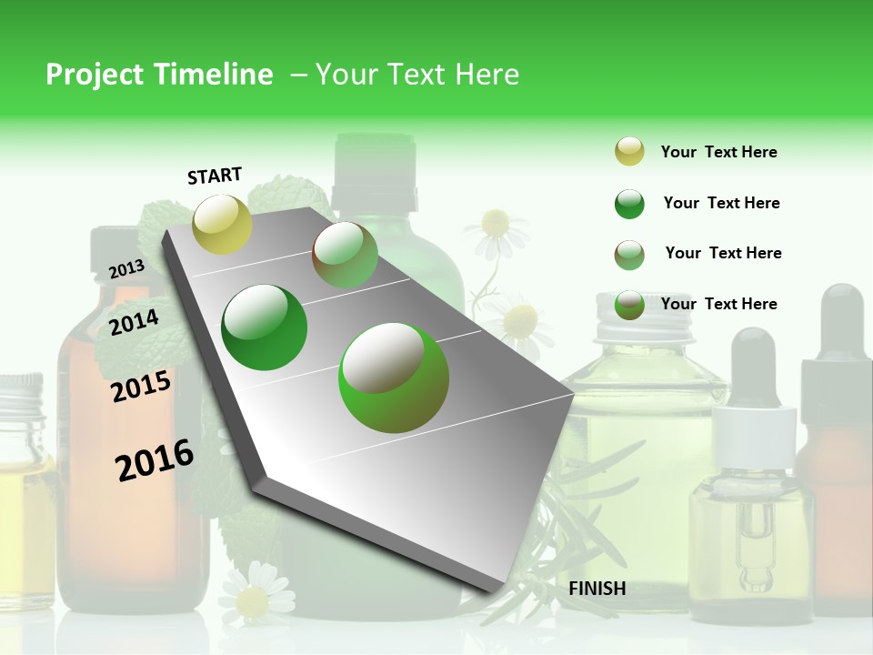 Leaf Herbal Herb PowerPoint Template