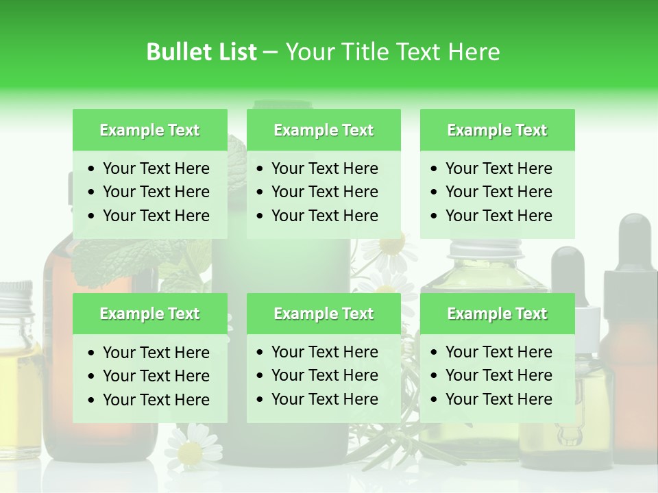Leaf Herbal Herb PowerPoint Template