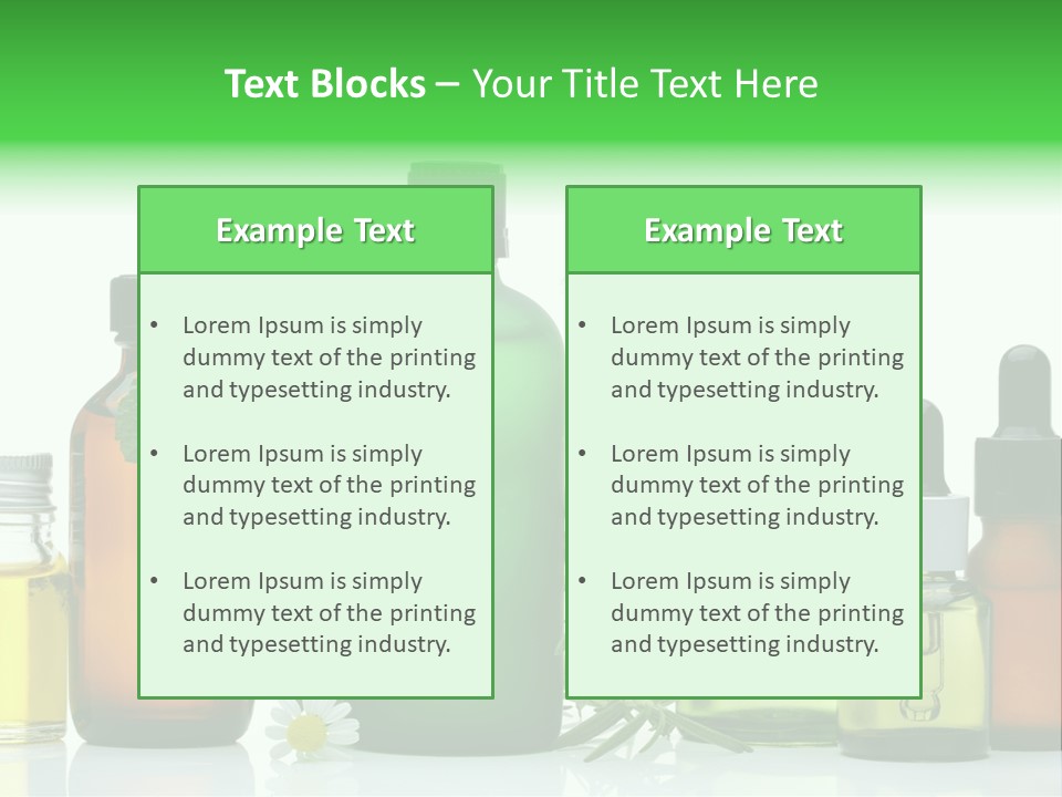 Leaf Herbal Herb PowerPoint Template