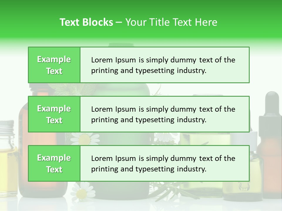 Leaf Herbal Herb PowerPoint Template