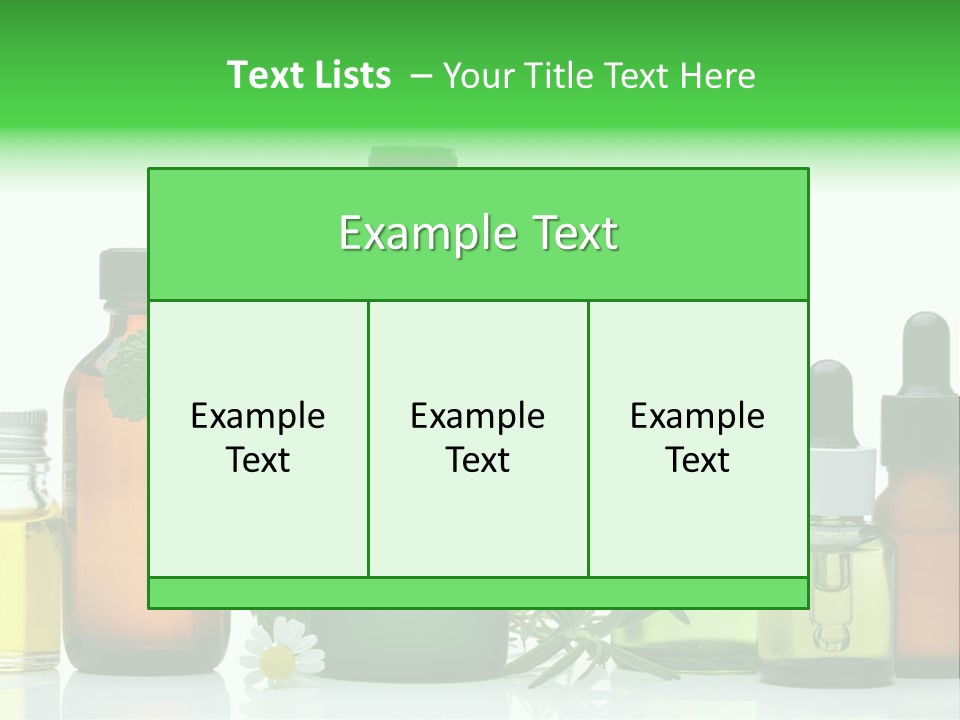 Leaf Herbal Herb PowerPoint Template