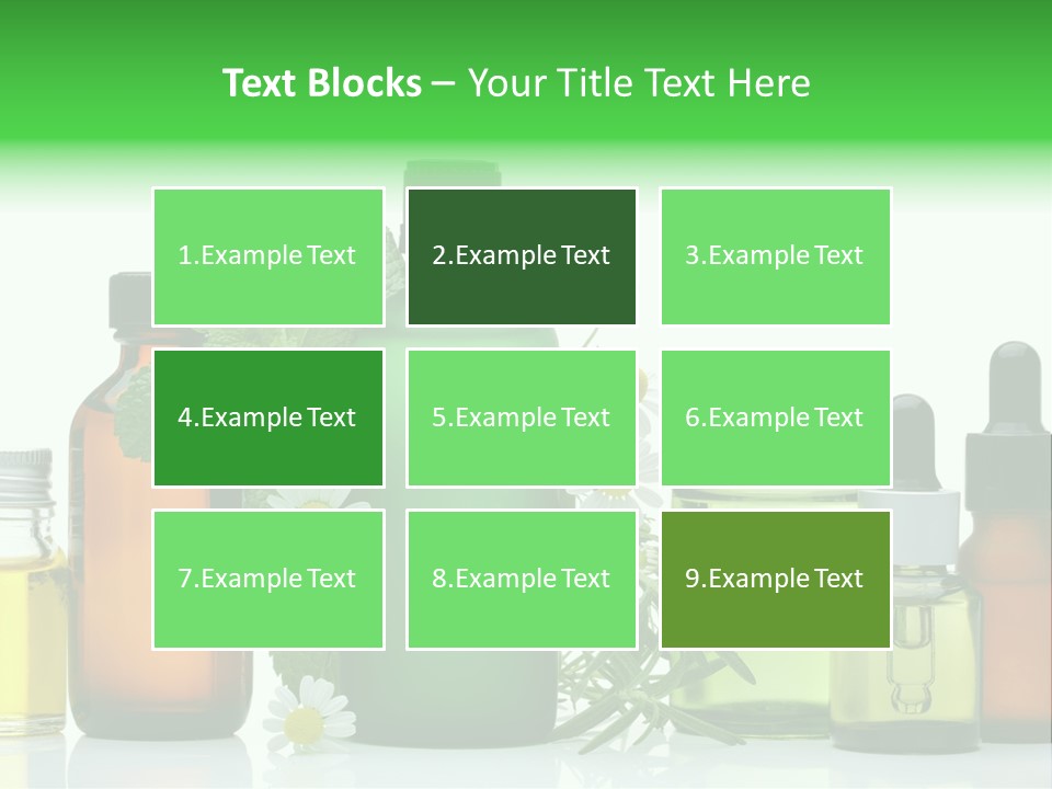 Leaf Herbal Herb PowerPoint Template