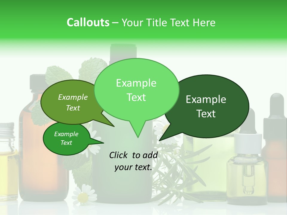 Leaf Herbal Herb PowerPoint Template