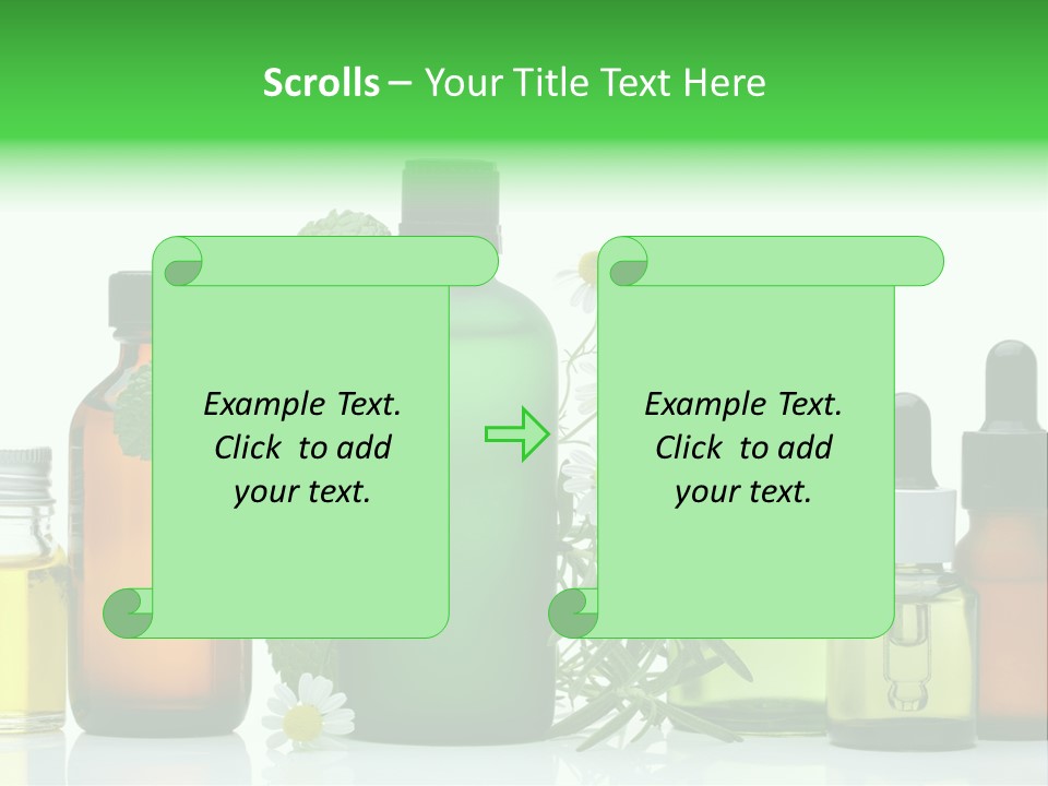 Leaf Herbal Herb PowerPoint Template