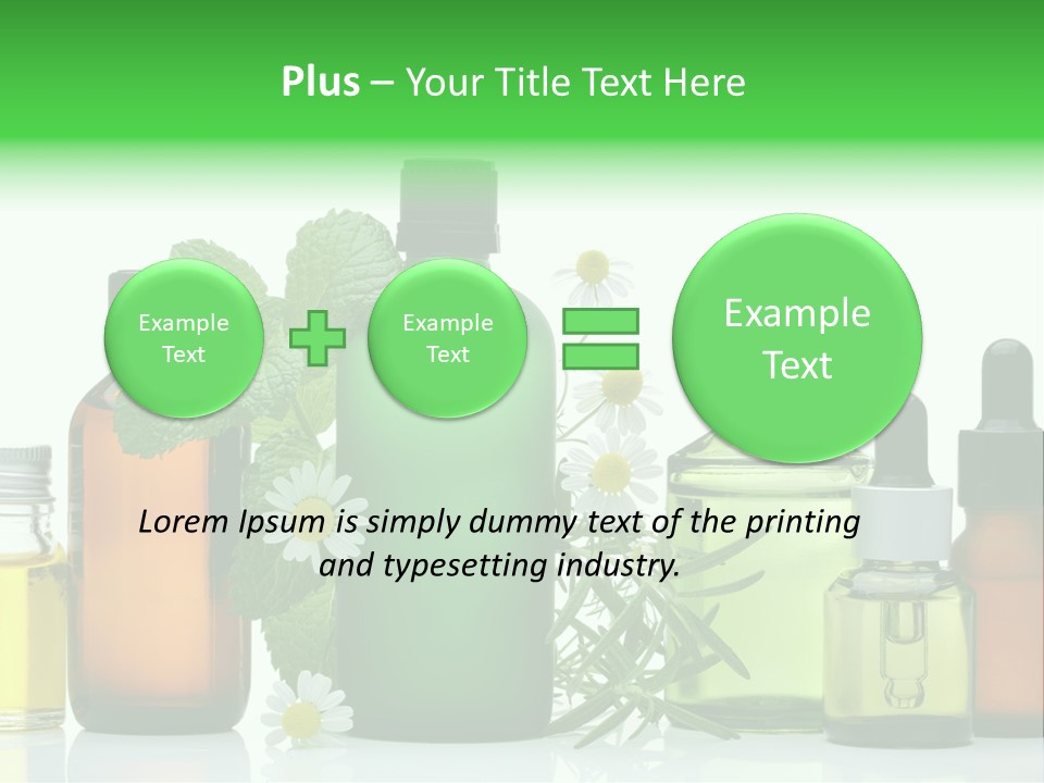 Leaf Herbal Herb PowerPoint Template
