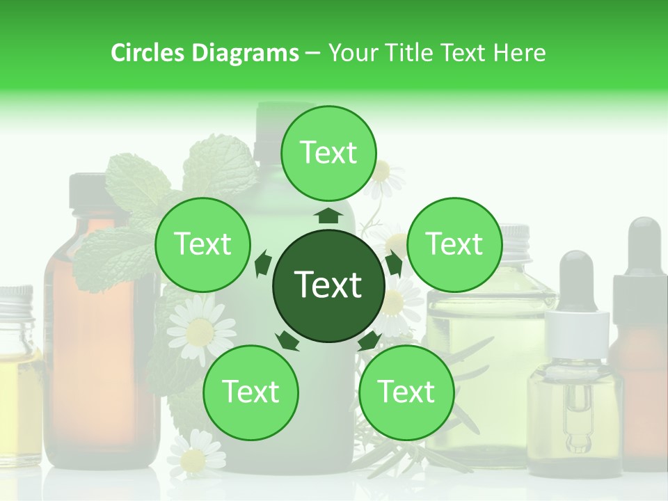 Leaf Herbal Herb PowerPoint Template