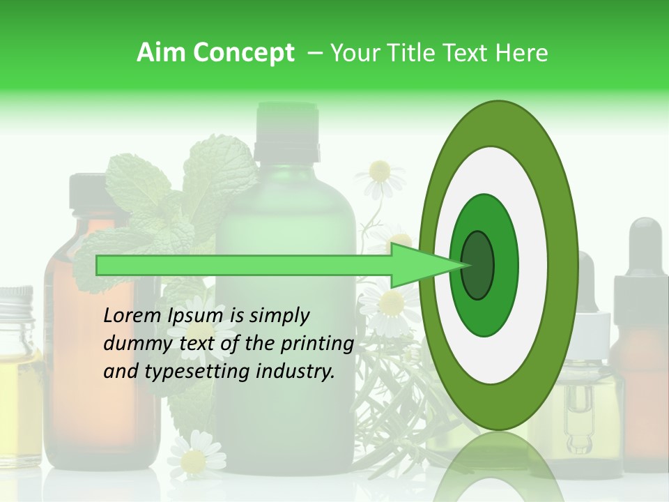 Leaf Herbal Herb PowerPoint Template