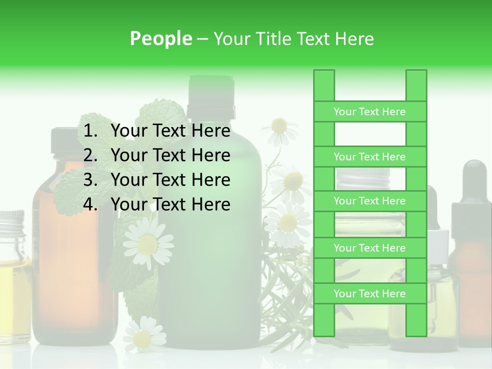 Leaf Herbal Herb PowerPoint Template