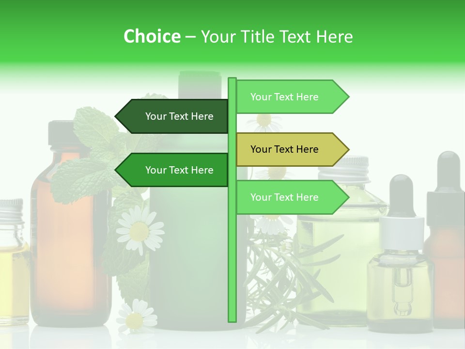 Leaf Herbal Herb PowerPoint Template