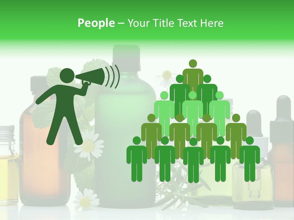 Leaf Herbal Herb PowerPoint Template