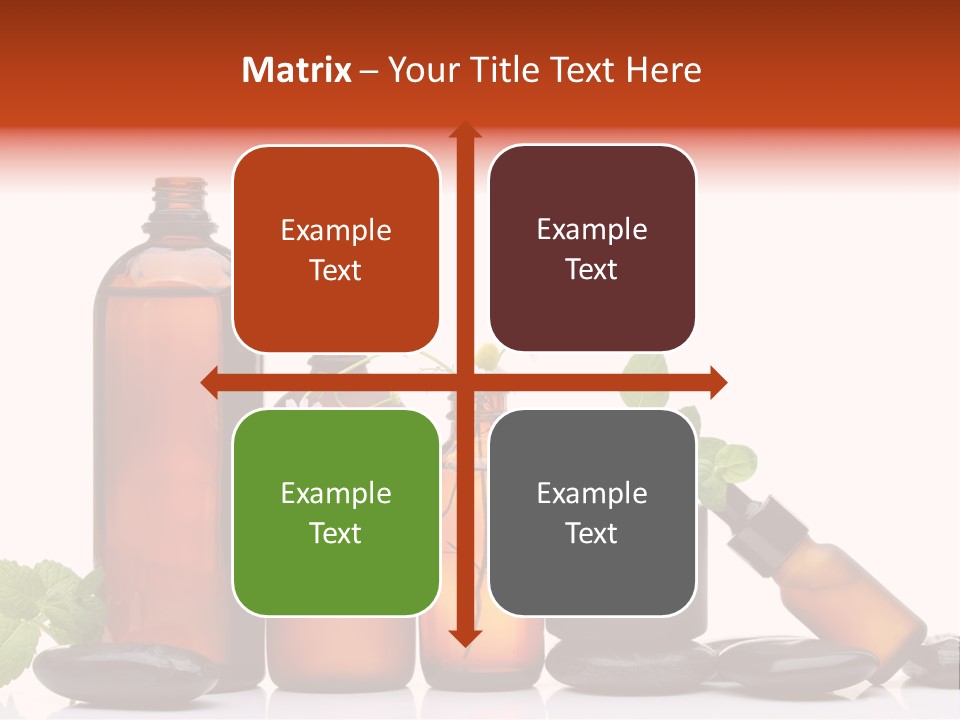 Aromatherapy Homeopathy White Background PowerPoint Template