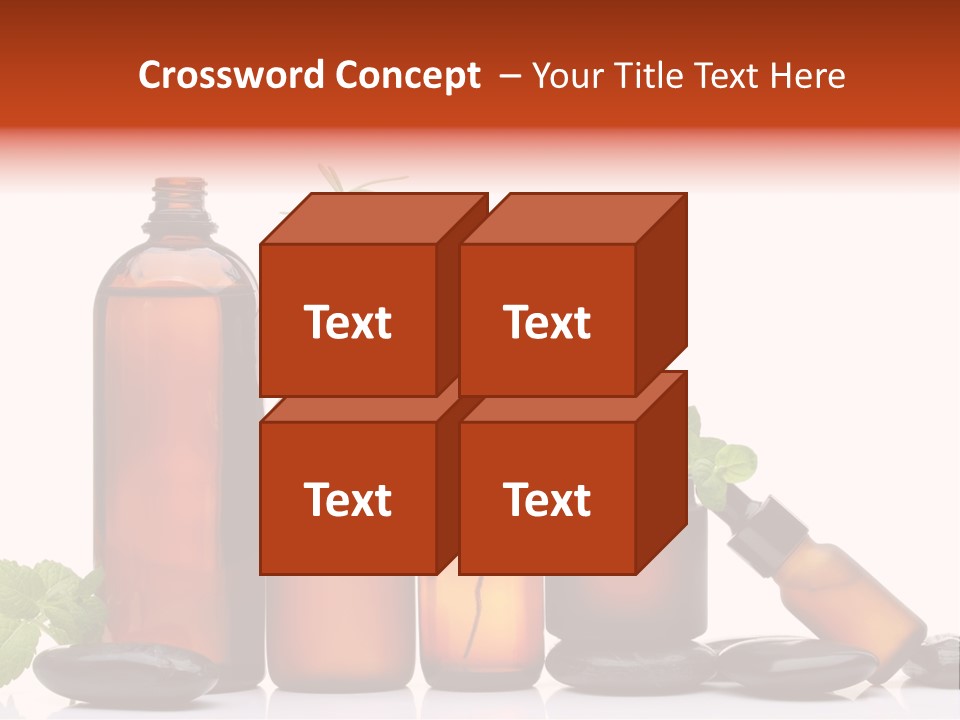 Aromatherapy Homeopathy White Background PowerPoint Template