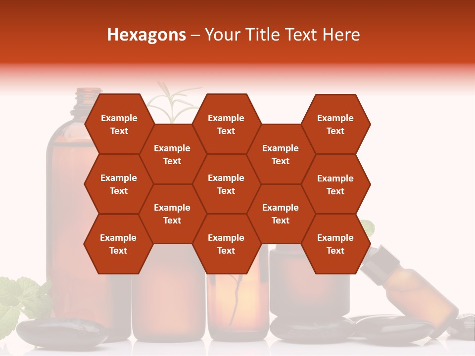 Aromatherapy Homeopathy White Background PowerPoint Template