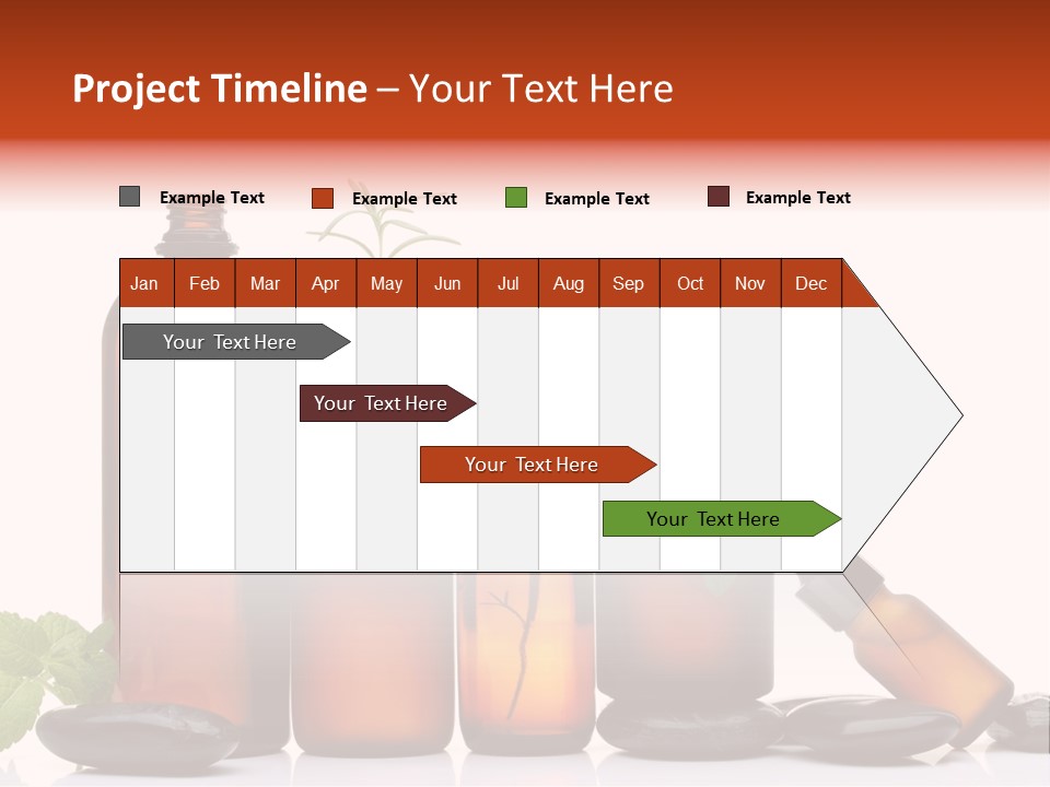 Aromatherapy Homeopathy White Background PowerPoint Template