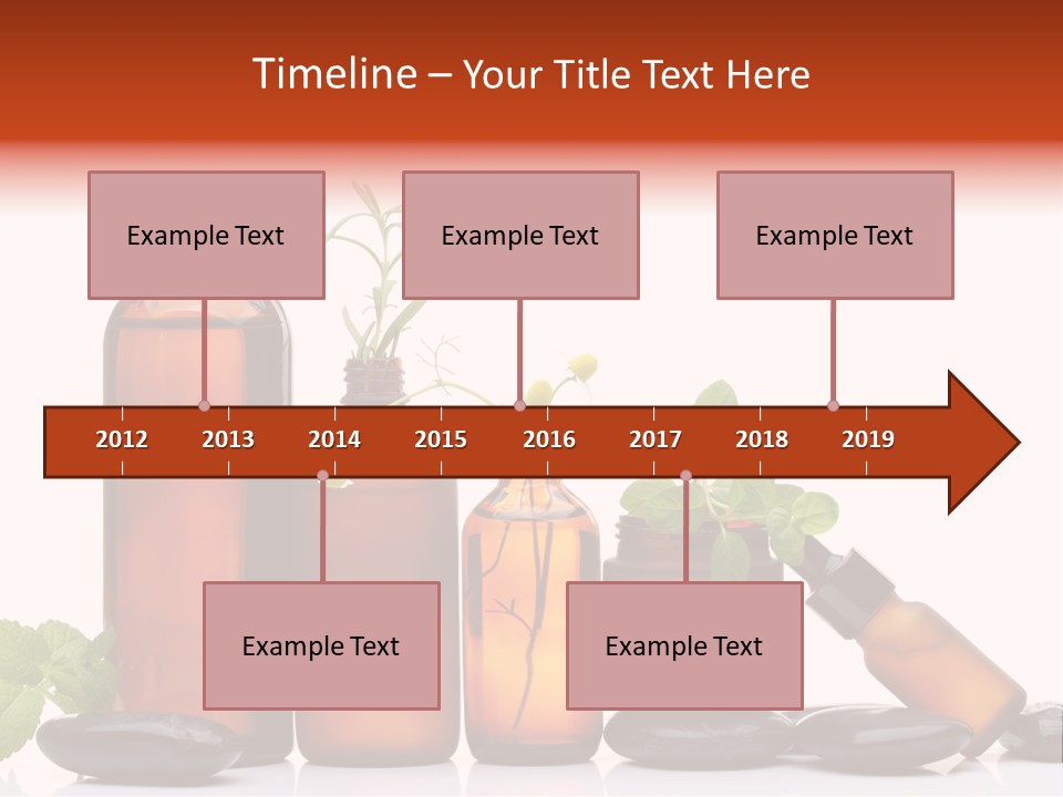 Aromatherapy Homeopathy White Background PowerPoint Template