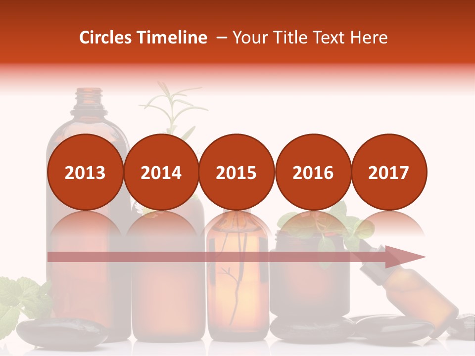 Aromatherapy Homeopathy White Background PowerPoint Template