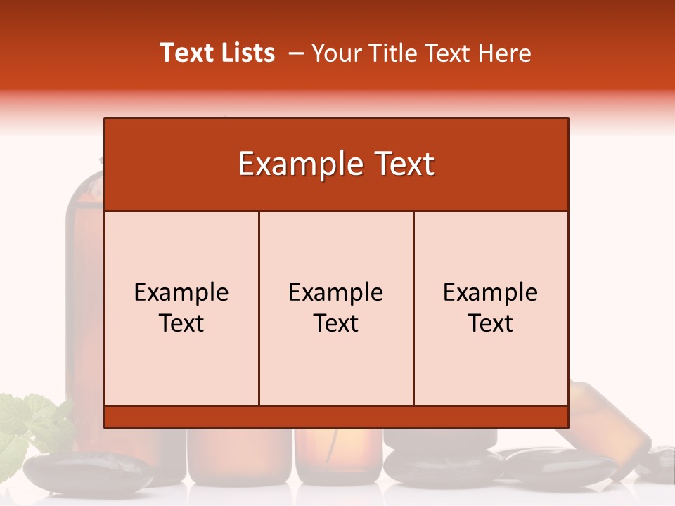 Aromatherapy Homeopathy White Background PowerPoint Template