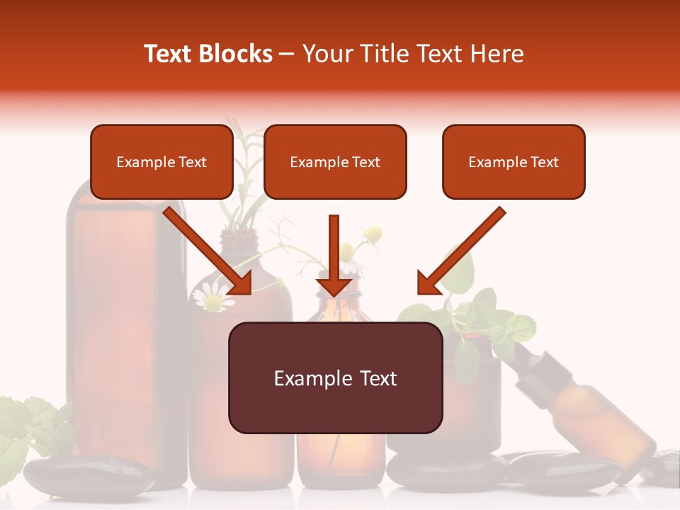 Aromatherapy Homeopathy White Background PowerPoint Template