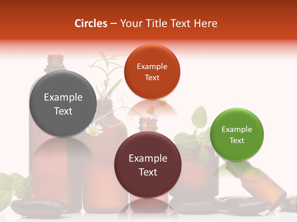 Aromatherapy Homeopathy White Background PowerPoint Template