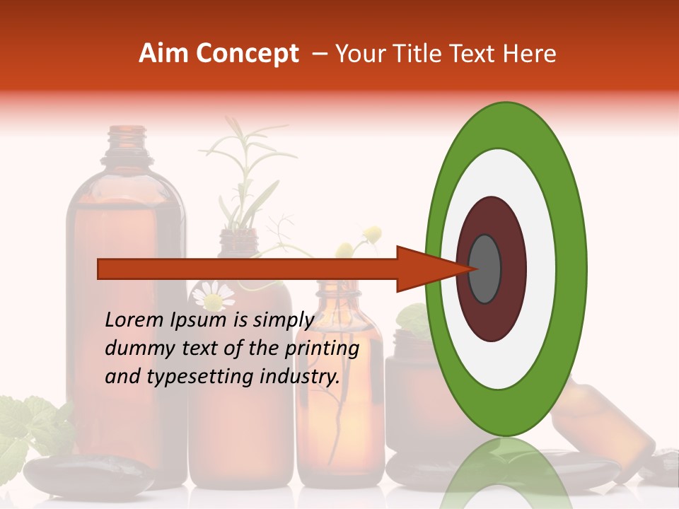 Aromatherapy Homeopathy White Background PowerPoint Template
