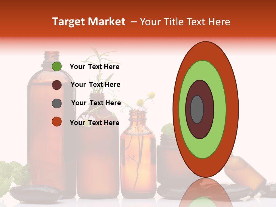 Aromatherapy Homeopathy White Background PowerPoint Template