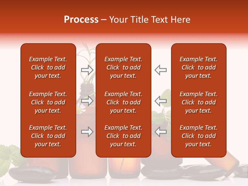 Aromatherapy Homeopathy White Background PowerPoint Template