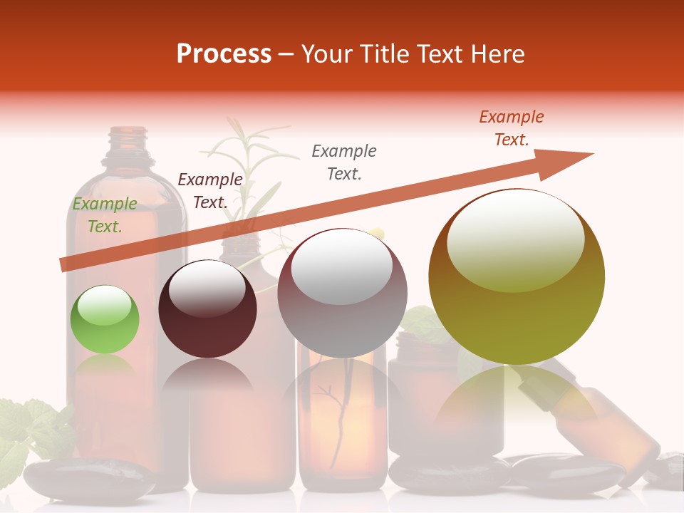 Aromatherapy Homeopathy White Background PowerPoint Template