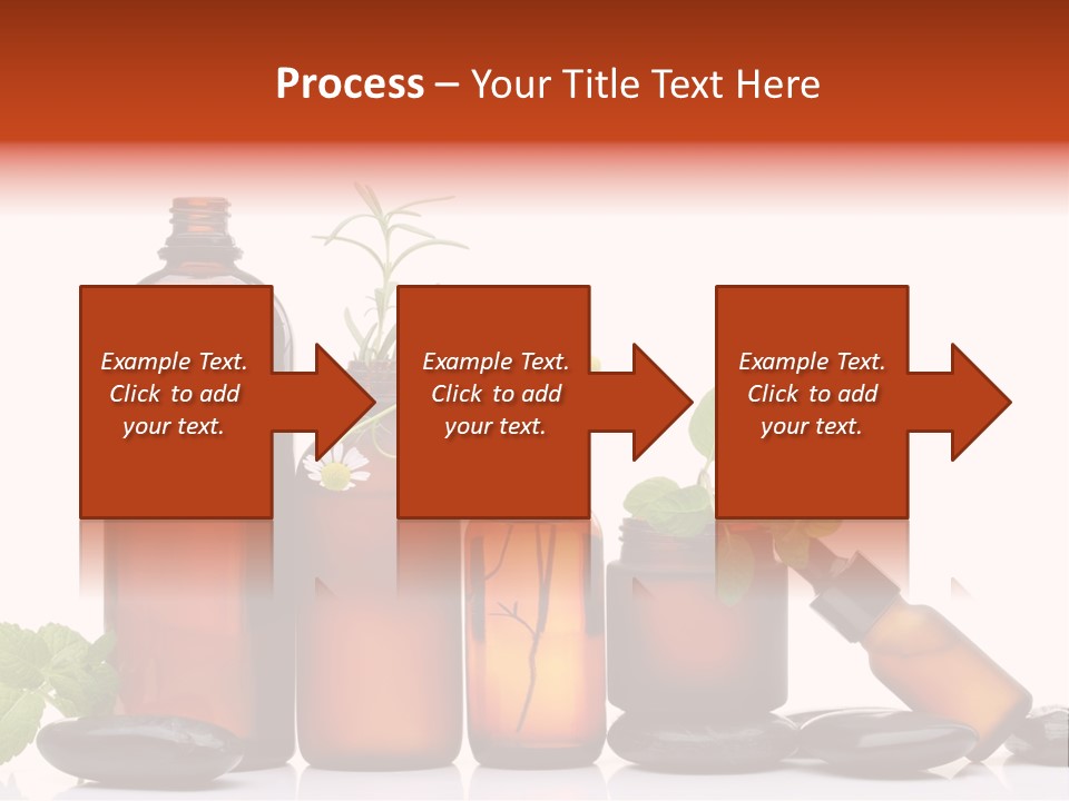 Aromatherapy Homeopathy White Background PowerPoint Template