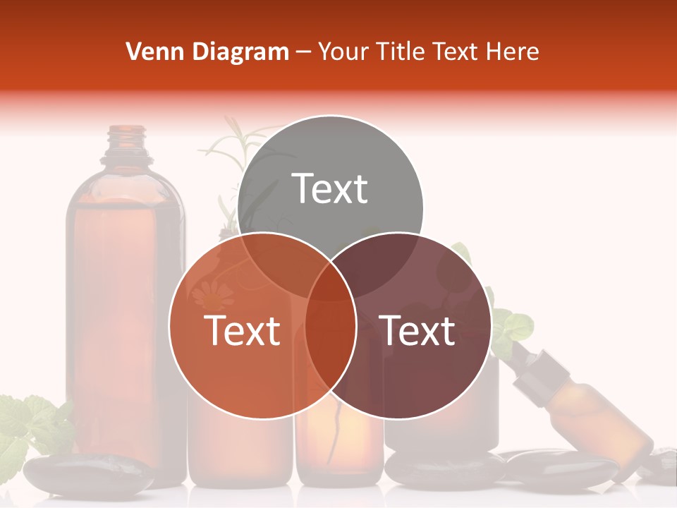 Aromatherapy Homeopathy White Background PowerPoint Template