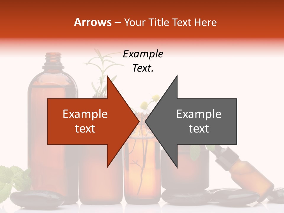 Aromatherapy Homeopathy White Background PowerPoint Template