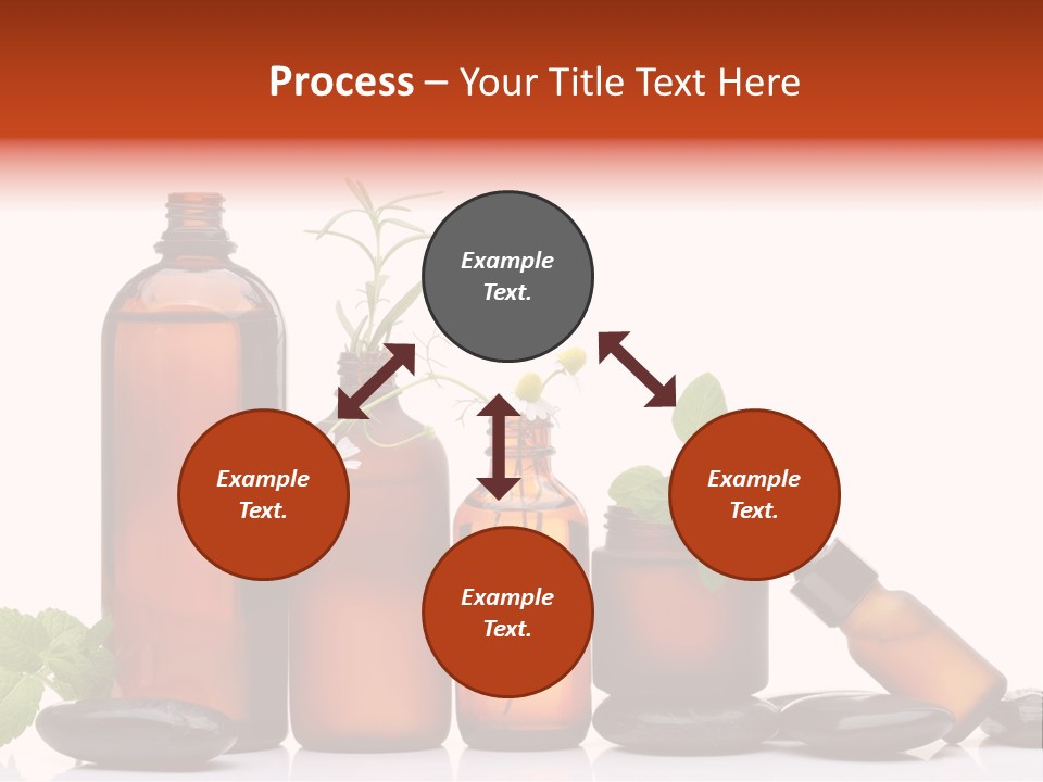 Aromatherapy Homeopathy White Background PowerPoint Template