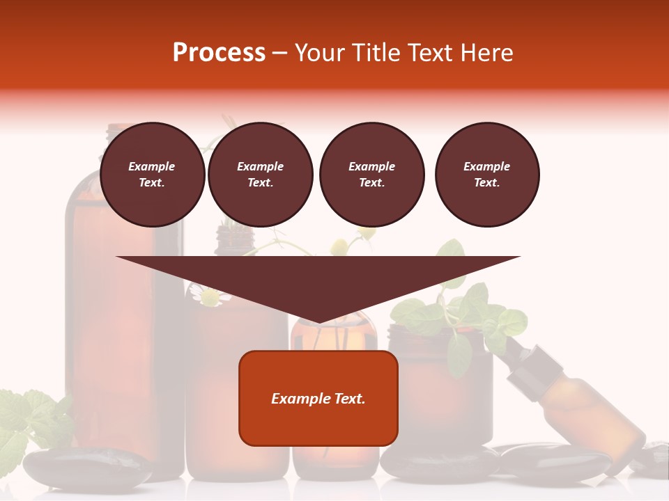 Aromatherapy Homeopathy White Background PowerPoint Template